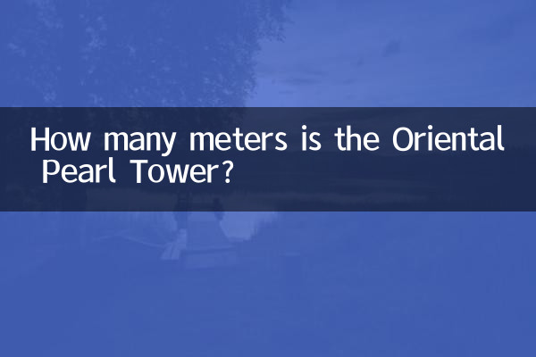 Combien de mètres mesure l’Oriental Pearl Tower ?