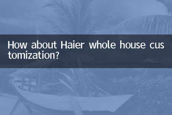 हायर के पूरे घर के अनुकूलन के बारे में क्या ख्याल है?