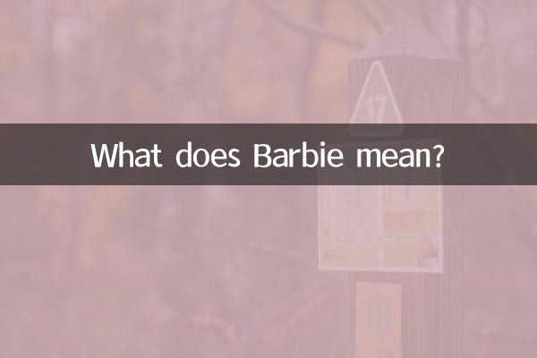 बार्बी का क्या मतलब है?
