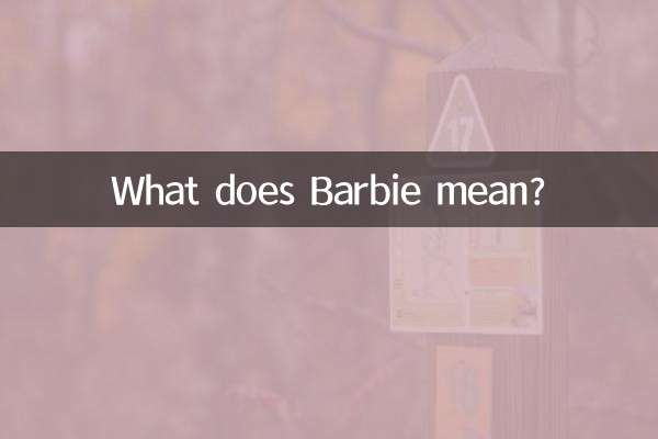 芭比娃娃什么意思