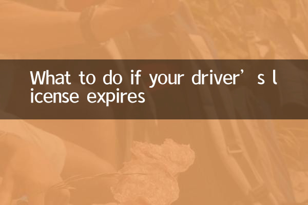 What to do if your driver’s license expires