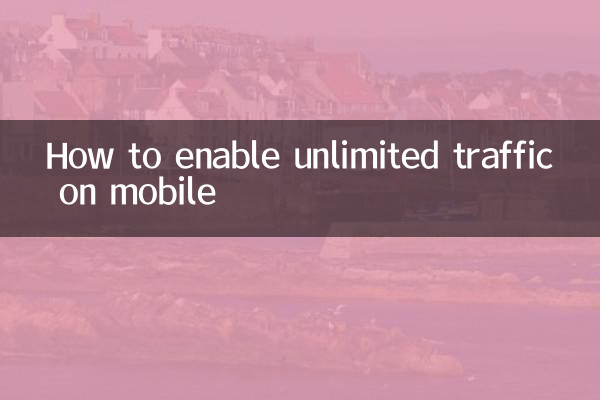 نحوه فعال کردن ترافیک نامحدود در موبایل