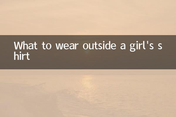 Was man außerhalb des Hemdes eines Mädchens tragen sollte