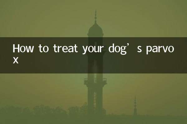 犬のパルボックスの治療方法