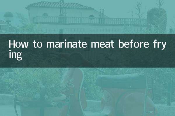 طريقة تتبيل اللحم قبل القلي