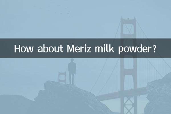 How about Meriz milk powder?