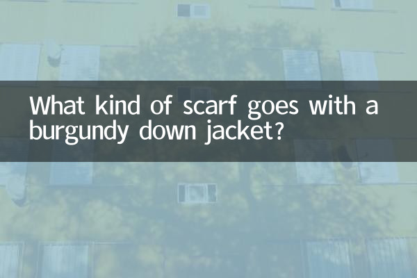 স্কার্ফ কি ধরনের একটি বারগান্ডি নিচে জ্যাকেট সঙ্গে যায়?