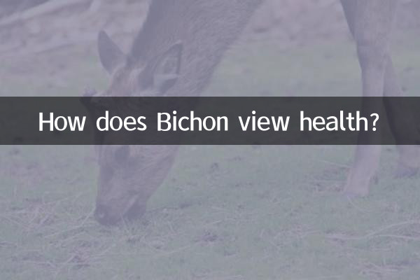 Comment Bichon perçoit-il la santé ?