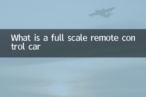 What is a full scale remote control car