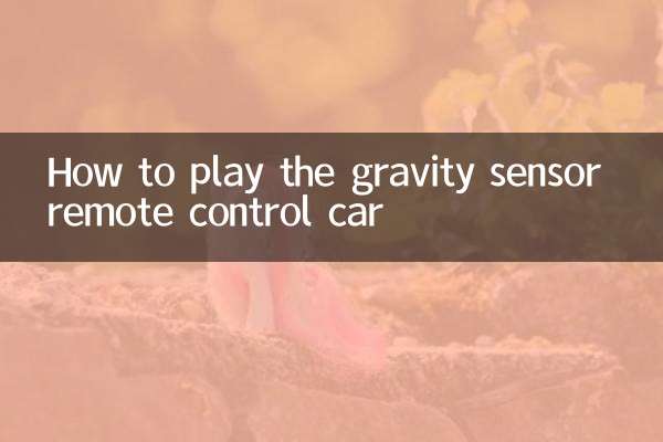 Como jogar o carro de controle remoto com sensor de gravidade