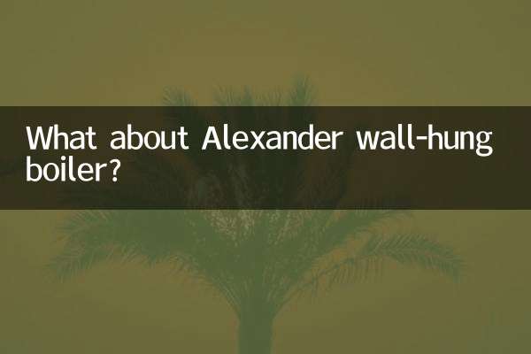 अलेक्जेंडर वॉल-हंग बॉयलर के बारे में क्या?