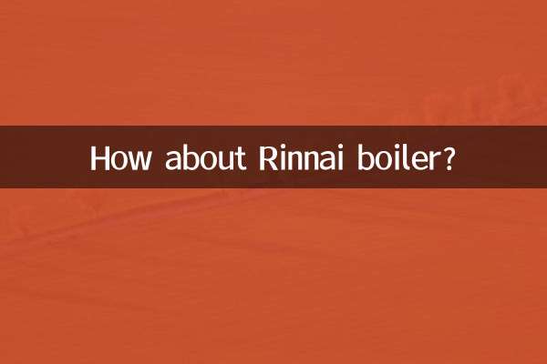 Que tal a caldeira Rinnai?