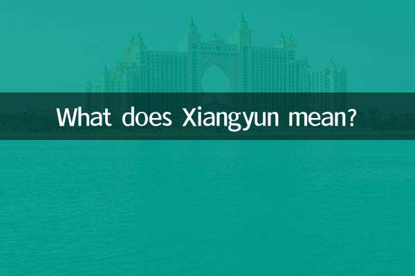 Was bedeutet Xiangyun?