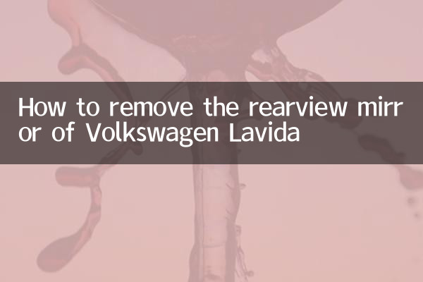 フォルクスワーゲン・ラヴィダのバックミラーの取り外し方