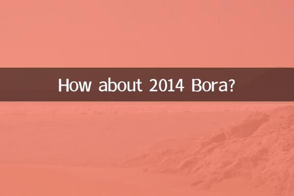 Wie wäre es mit Bora 2014?