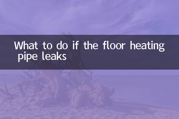اگر فرش حرارتی پائپ لیک ہوجاتا ہے تو کیا کریں