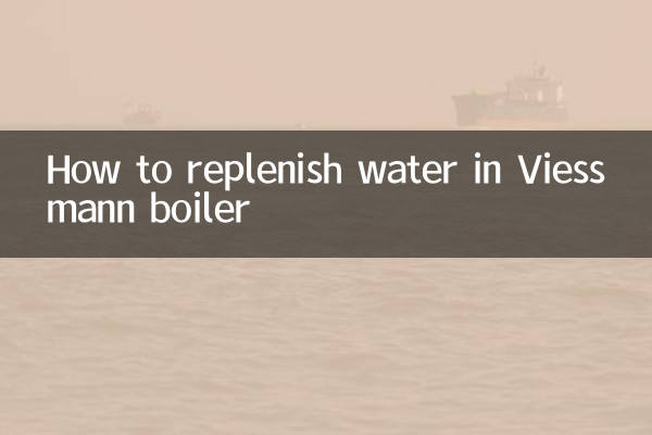 نحوه پر کردن آب در دیگ بخار Viessmann