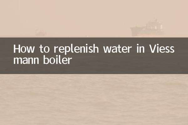 نحوه پر کردن آب در دیگ بخار Viessmann