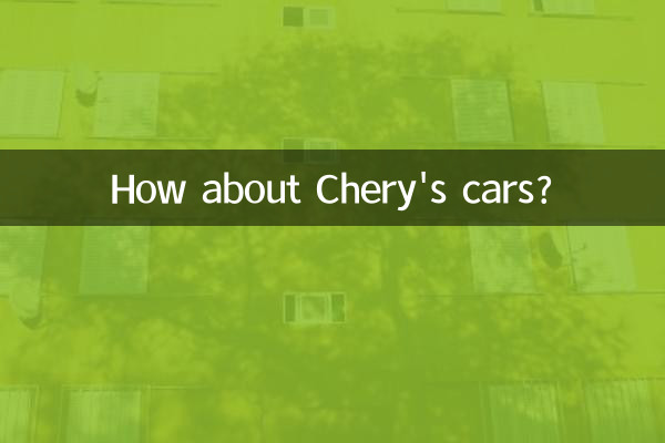How about Chery's cars?
