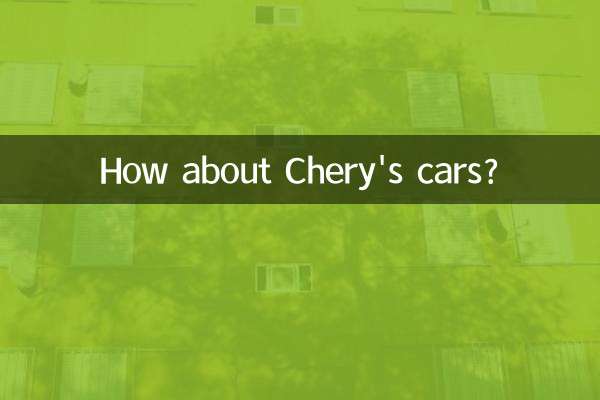 How about Chery's cars?