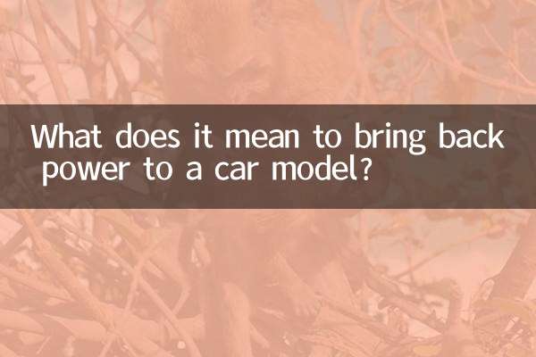 車模帶迴力是什麼意思