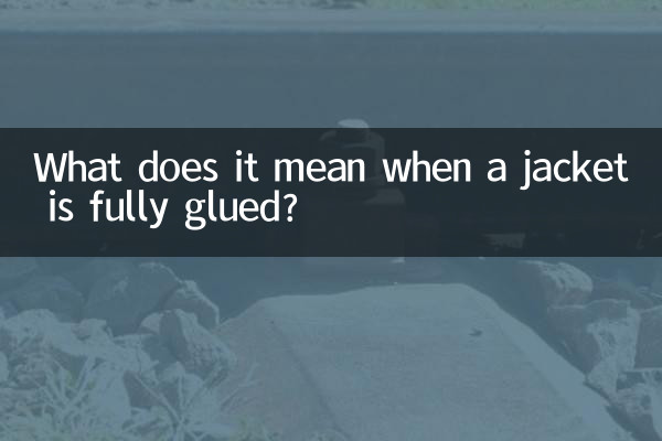 ¿Qué significa cuando una chaqueta está completamente pegada?