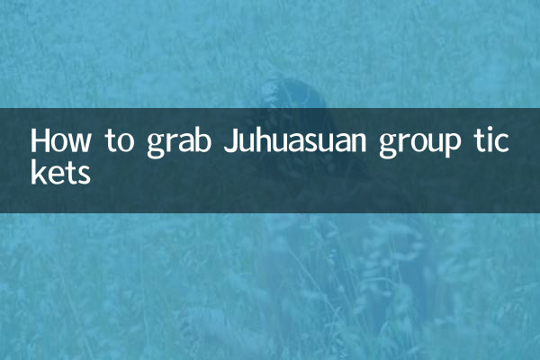 Come acquistare i biglietti per gruppi Juhuasuan