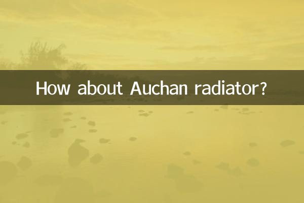 ¿Qué tal el radiador Auchan?