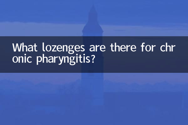 Quali pastiglie esistono per la faringite cronica?