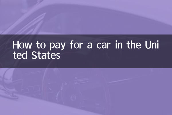 संयुक्त राज्य अमेरिका में कार के लिए भुगतान कैसे करें