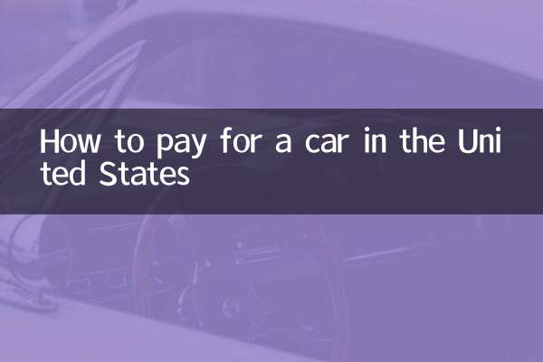 संयुक्त राज्य अमेरिका में कार के लिए भुगतान कैसे करें