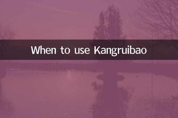 جب کانگرویباؤ استعمال کریں