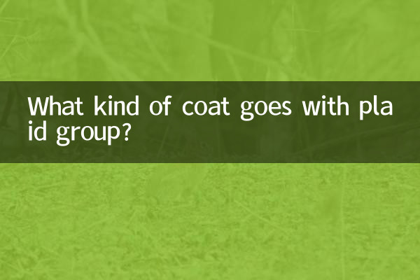 Какое пальто подойдет к клетчатой группе?