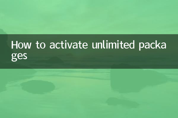 Как активировать безлимитные пакеты