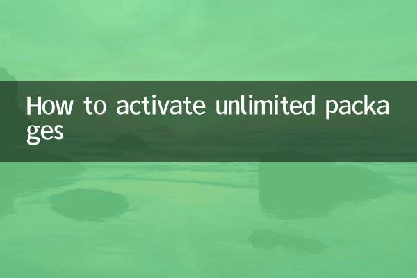 Как активировать безлимитные пакеты