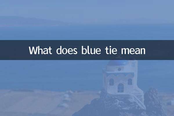 Was bedeutet blaue Krawatte?