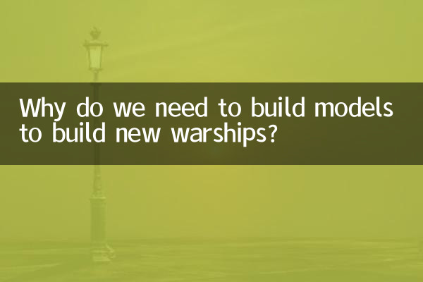 چرا برای ساخت کشتی های جنگی جدید نیاز به ساخت مدل داریم؟