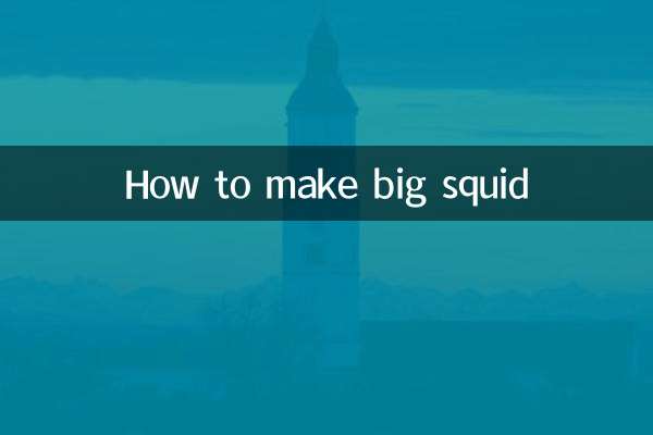 Cómo hacer calamares grandes