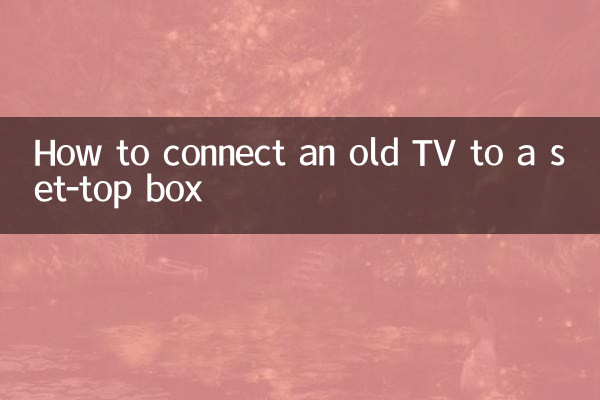 Cómo conectar un televisor viejo a un decodificador