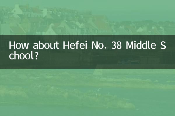 合肥第38中学校はどうでしょうか？