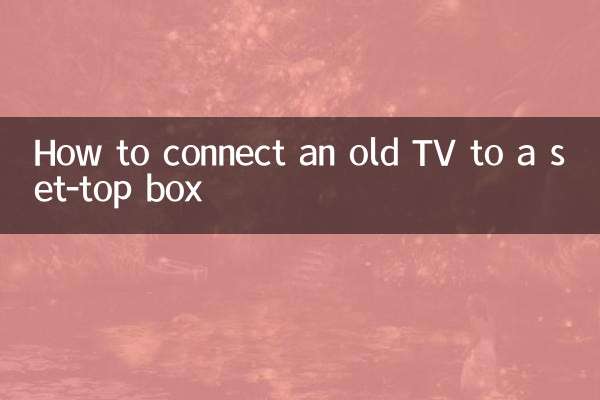 Cómo conectar un televisor viejo a un decodificador