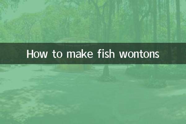 Come fare i wonton di pesce