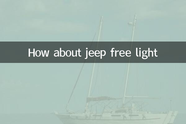 ¿Qué tal la luz libre de jeep?