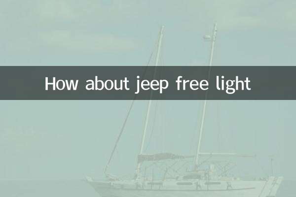 ¿Qué tal la luz libre de jeep?