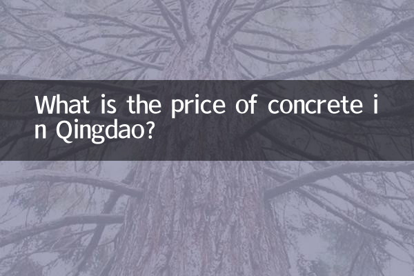 What is the price of concrete in Qingdao?