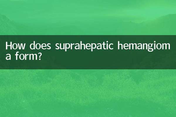 Como se forma o hemangioma supra-hepático?