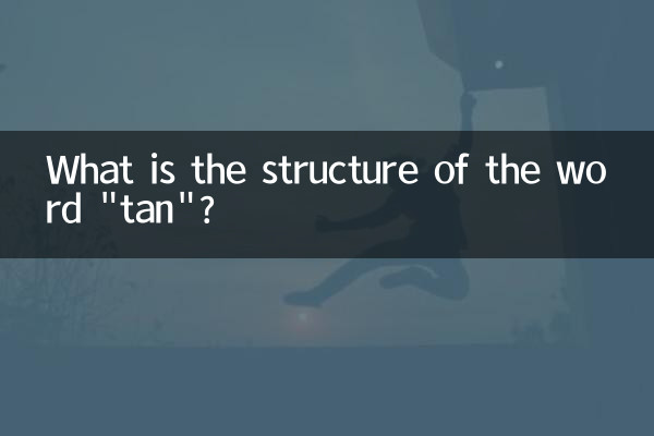 「タン」という言葉の構造は何ですか?