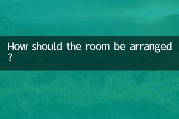 Come deve essere organizzata la stanza?