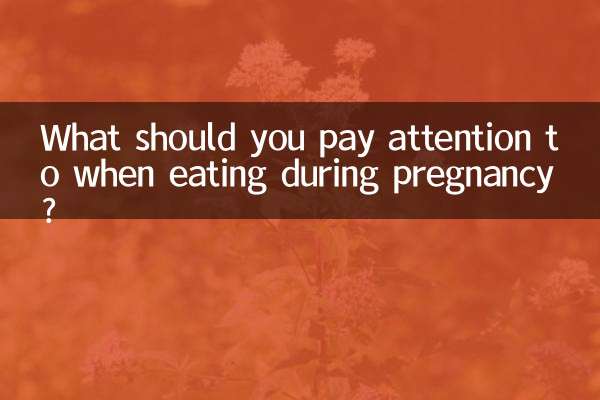 A cosa dovresti prestare attenzione quando mangi durante la gravidanza?