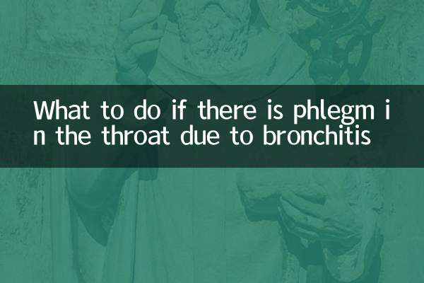 Que faire s'il y a des mucosités dans la gorge dues à une bronchite